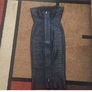 Herve Leger Black bandage dress